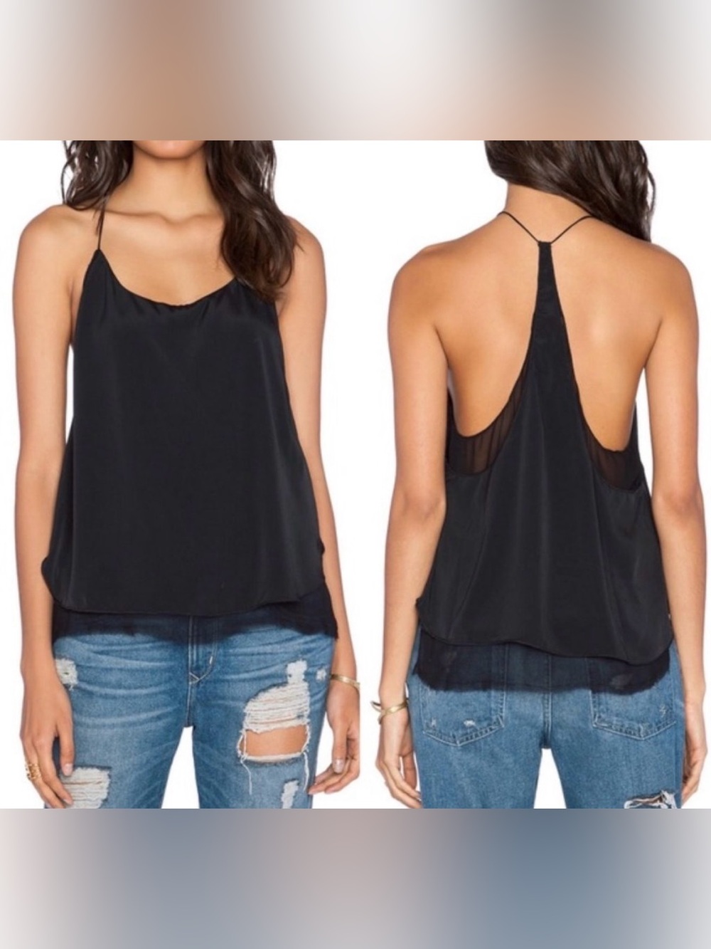 Free people Two Times the Fun cami top NWT